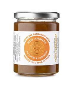 Confiture Ananas rhum blanc canelle