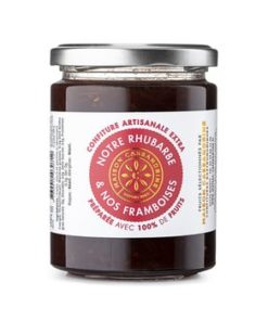 Confiture Rhubarbe et framboises